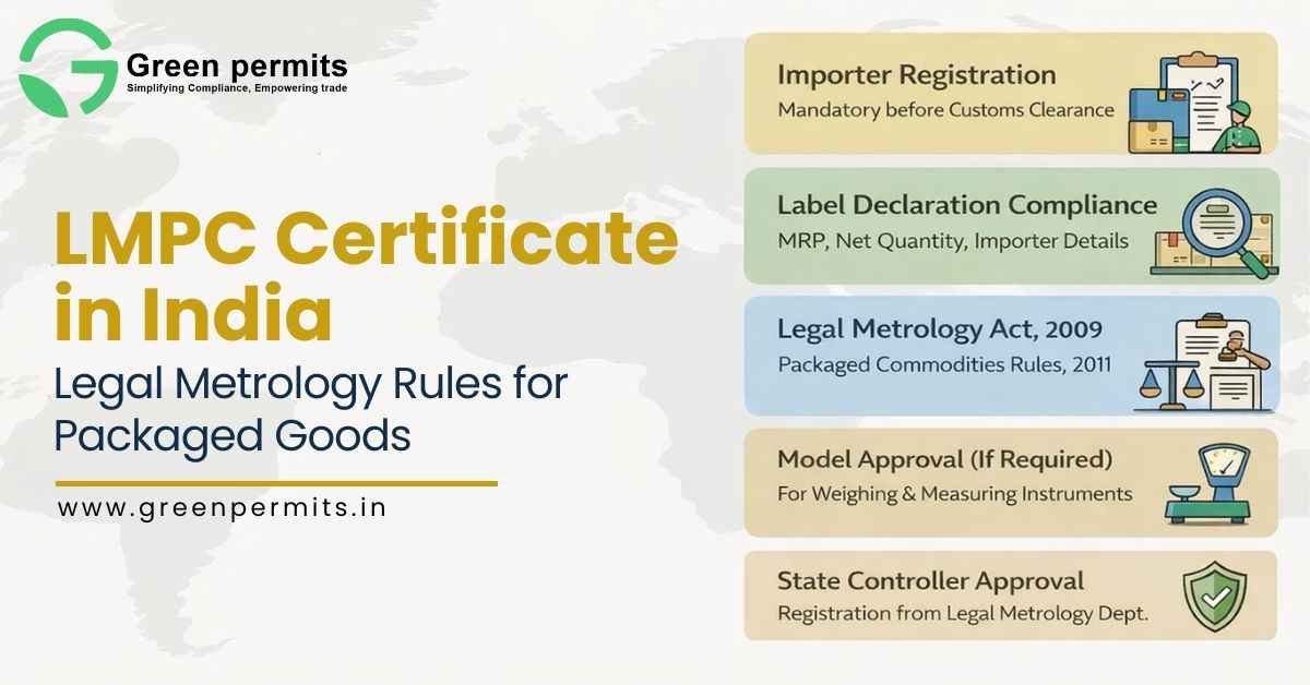 LMPC Certificate in India: Legal Metrology Rules for Packaged Goods - Green Permits