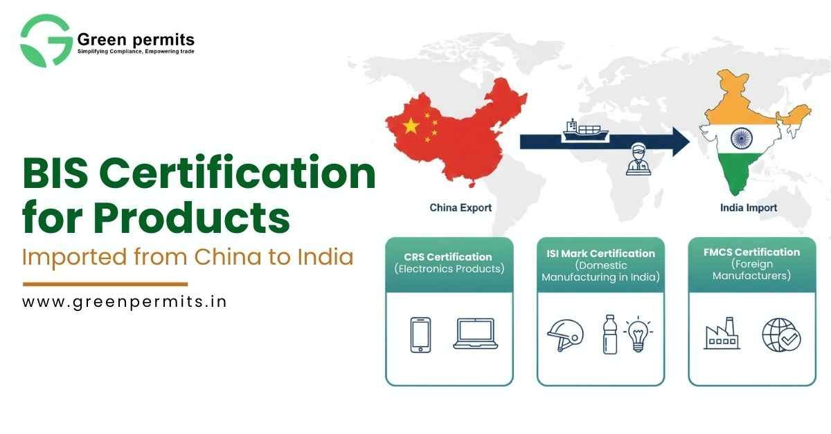 BIS Certification for Products Imported from China to India - Green Permits
