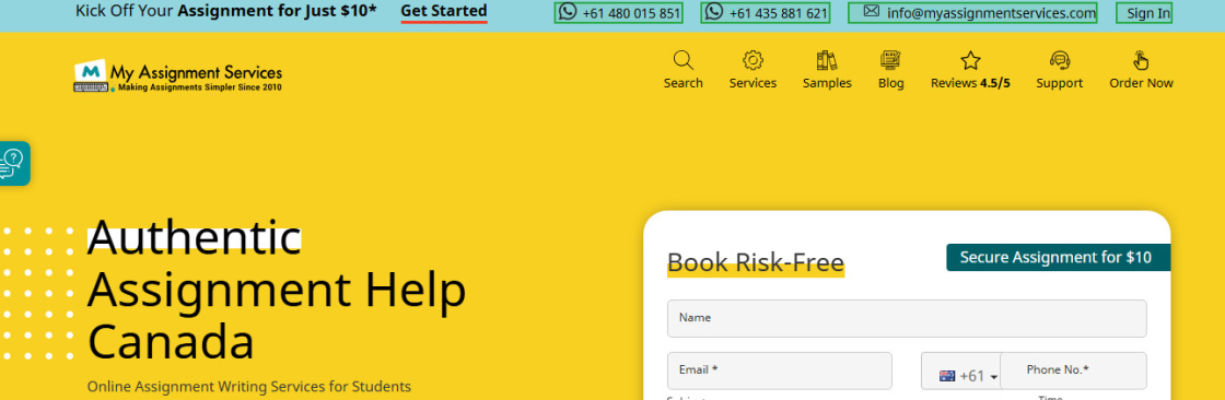 My Assignment Services CA Cover Image