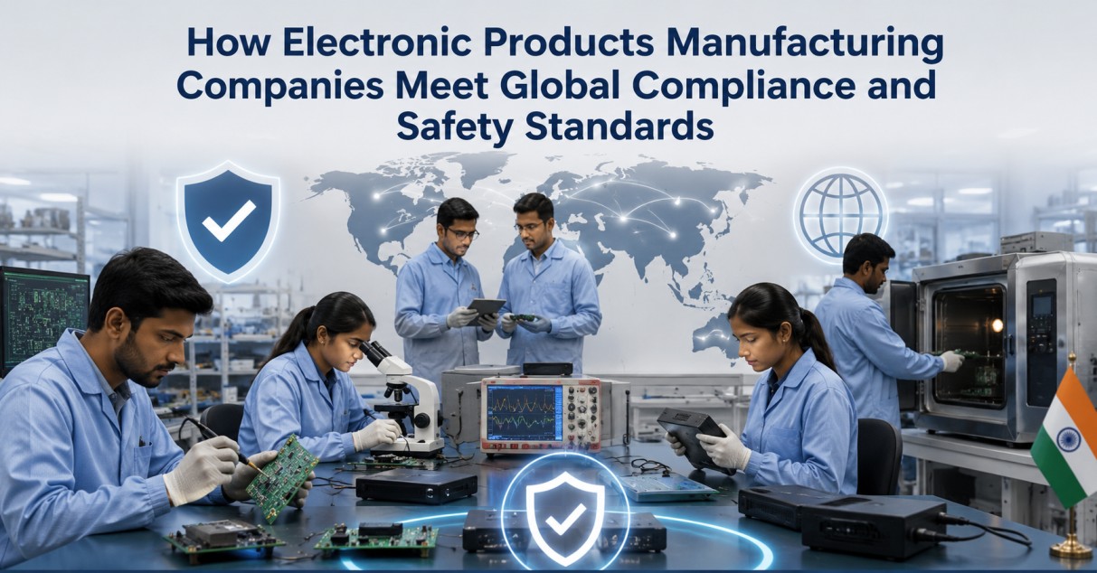 How Electronic Products Manufacturing Companies Meet Global Compliance and Safety Standards