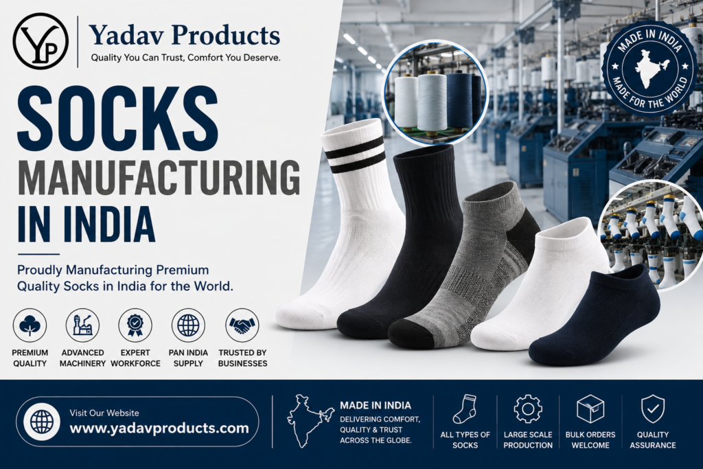 Private Label Socks Manufacturing in India: Process Explained