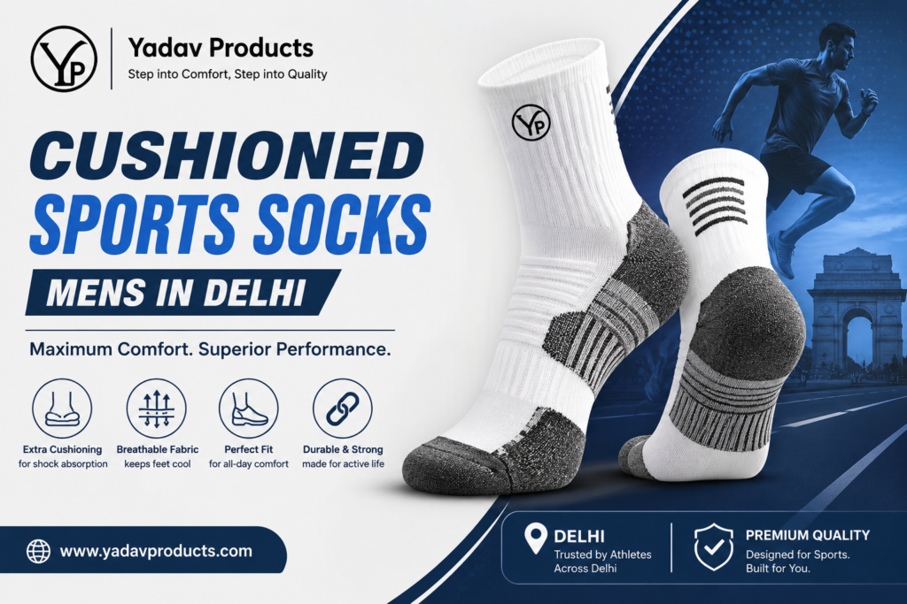 Cushioned Sports Socks for Men in Delhi: Buying Guide