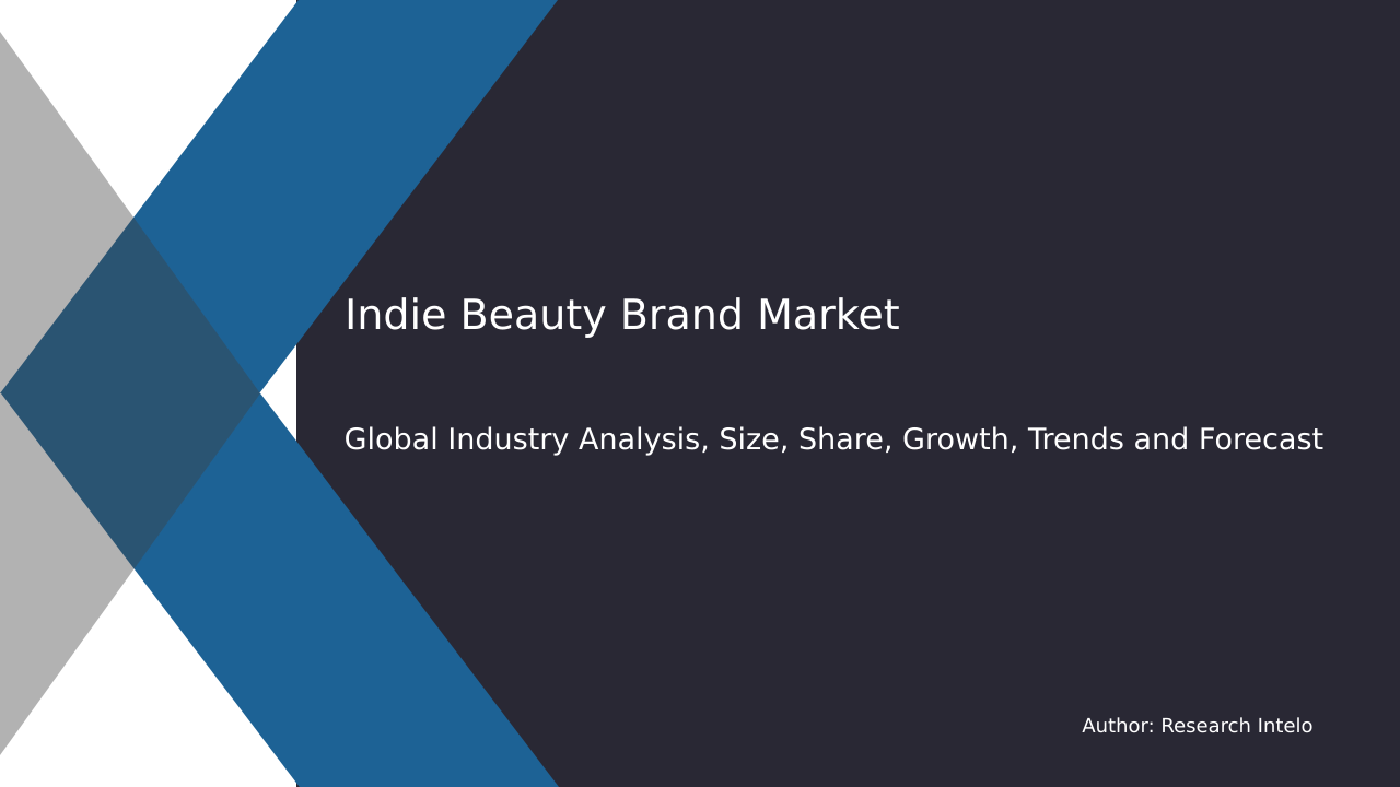 Indie Beauty Brand Market Research Report 2033