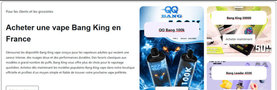 Acheter une vape Bang King en France Cover Image
