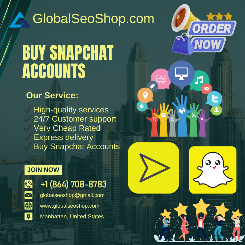 Buy Snapchat Accounts -Verified Snapchat Account For Sale