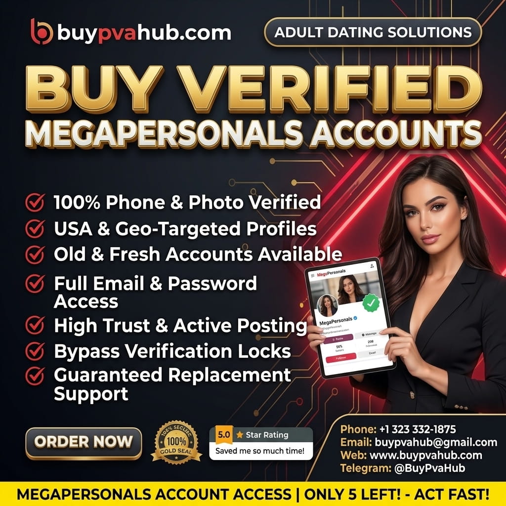 Buy Verified MegaPersonals Accounts -Instant Delivery, USA/UK & Aged Options