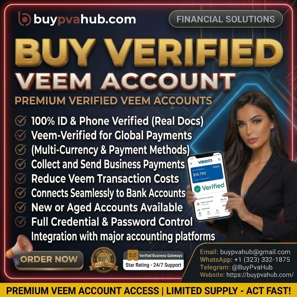Buy Verified Veem Account - buypvahub.com
